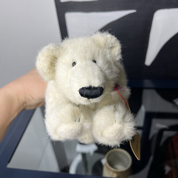 Vintage 90s Boyds Bears Polar Bear Archive Collection Jointed Plush Tinkin II - Picture 16 of 16